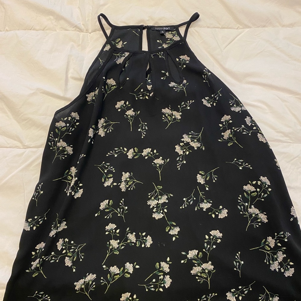 Black Flower Shirt